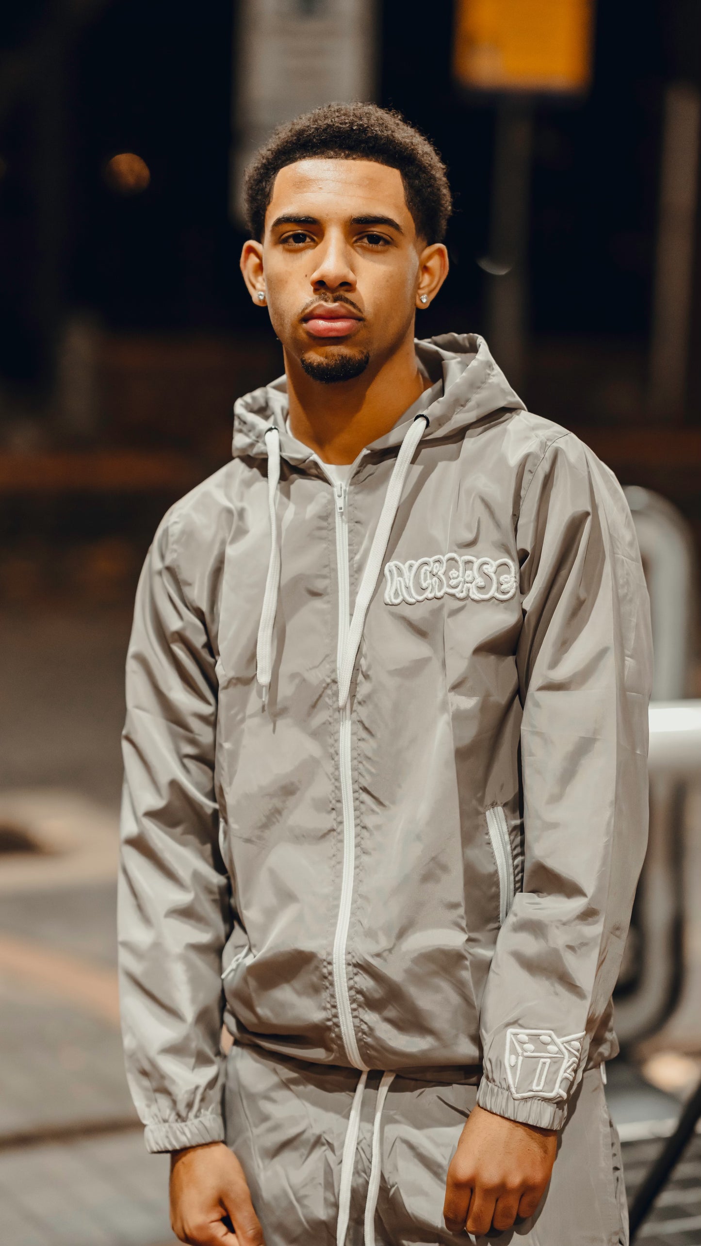 Windbreaker Jacket - Grey