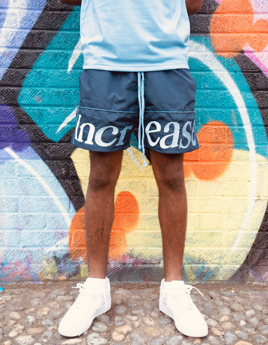 DARK BLUE SHORTS - DARK BLUE/ICEBERG